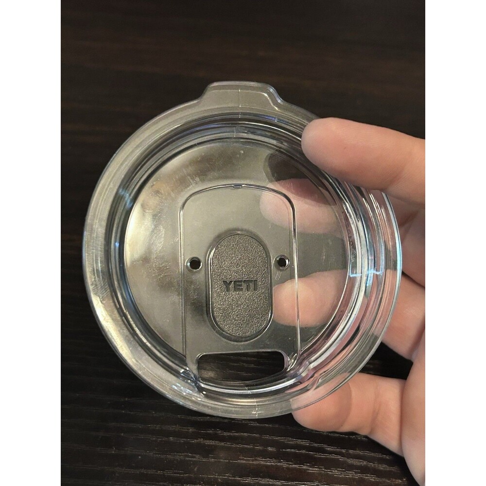 Genuine YETI Rambler MagSlider Lid Replacement Clear Black 20 oz Lid Only